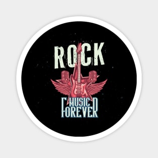 Rock Music Forever Magnet